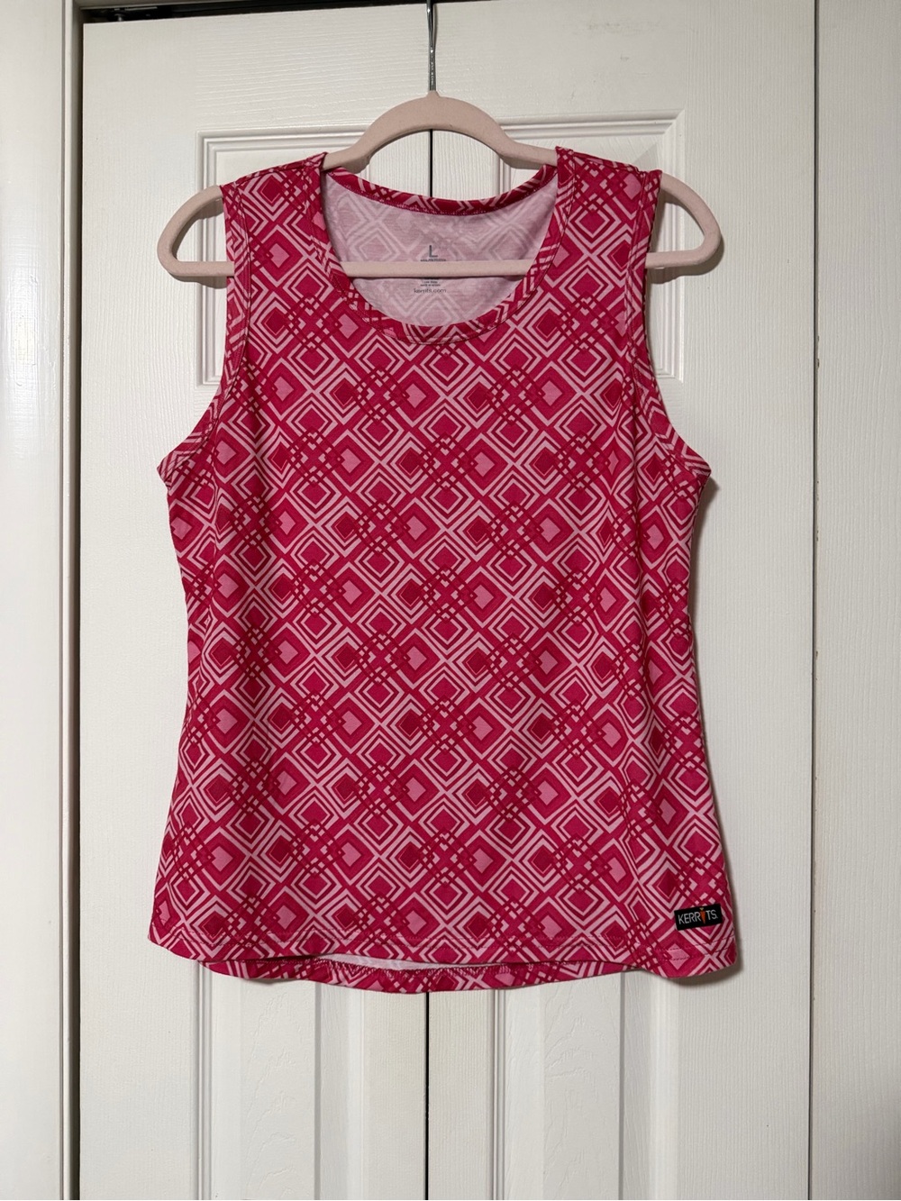 Kerrits Hot Pink Geometric Athletic Tank